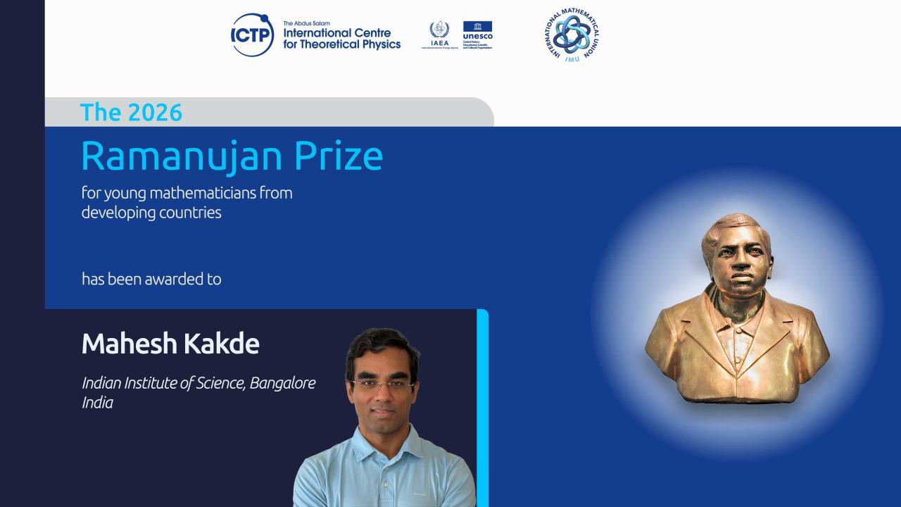 Ramanujan Prize 2026 Announced