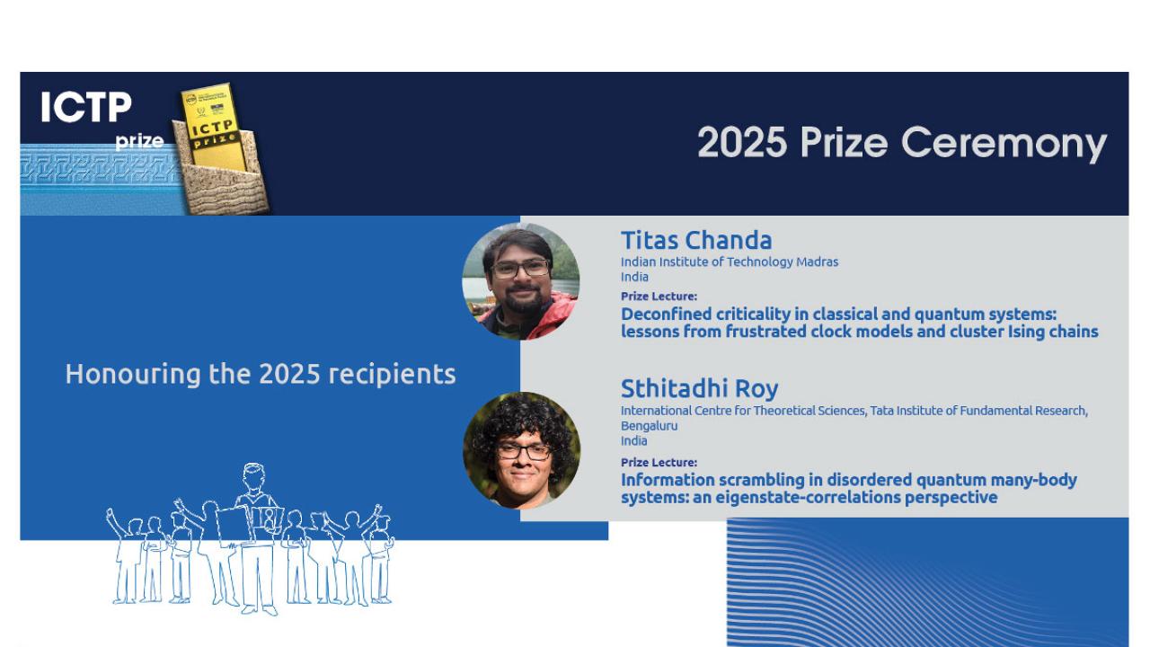 2025 ICTP Prize Award Ceremony