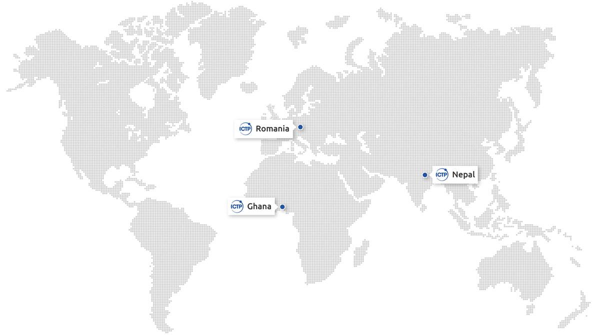 ICTP 2025 Research Networks in Ghana, Nepal and Romania